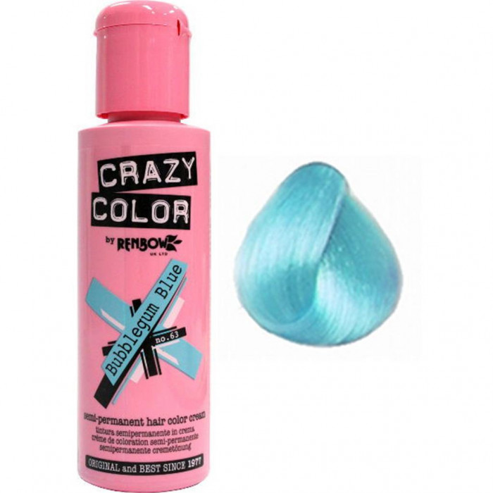 Crazy Color Bubblegum Blue 100 ml